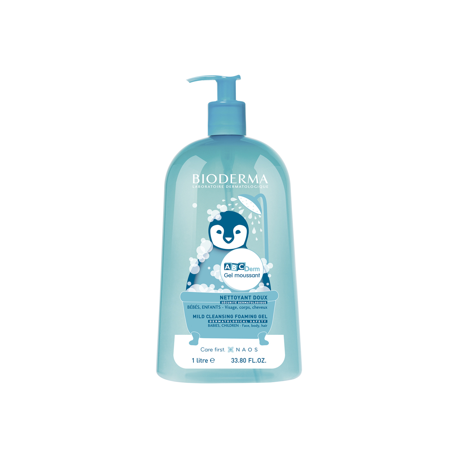 Bioderma abcderm gel moussant gel za kupanje 1l