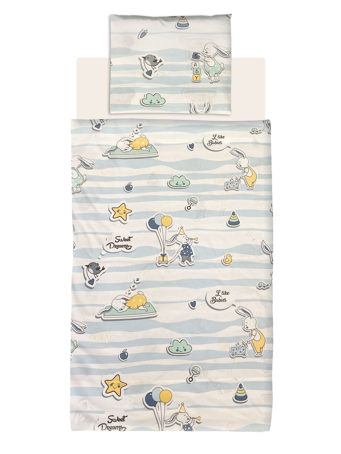 Lillo&Pippo posteljina Zeke 3/1, 80x120cm 