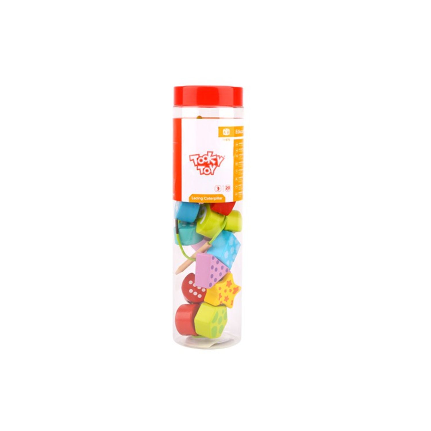 Tooky toy igra pertlanja - gusenica 