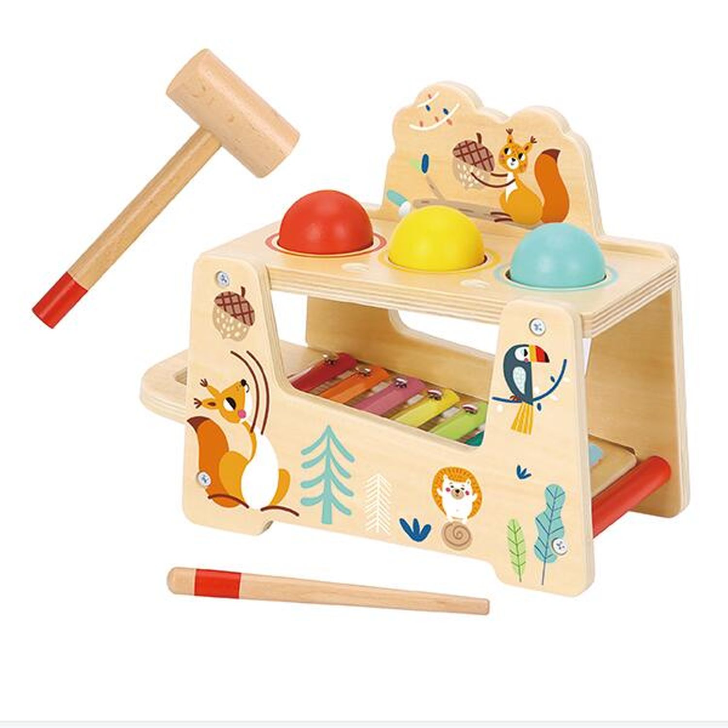 Tooky toy muzička igra klupa - čekić