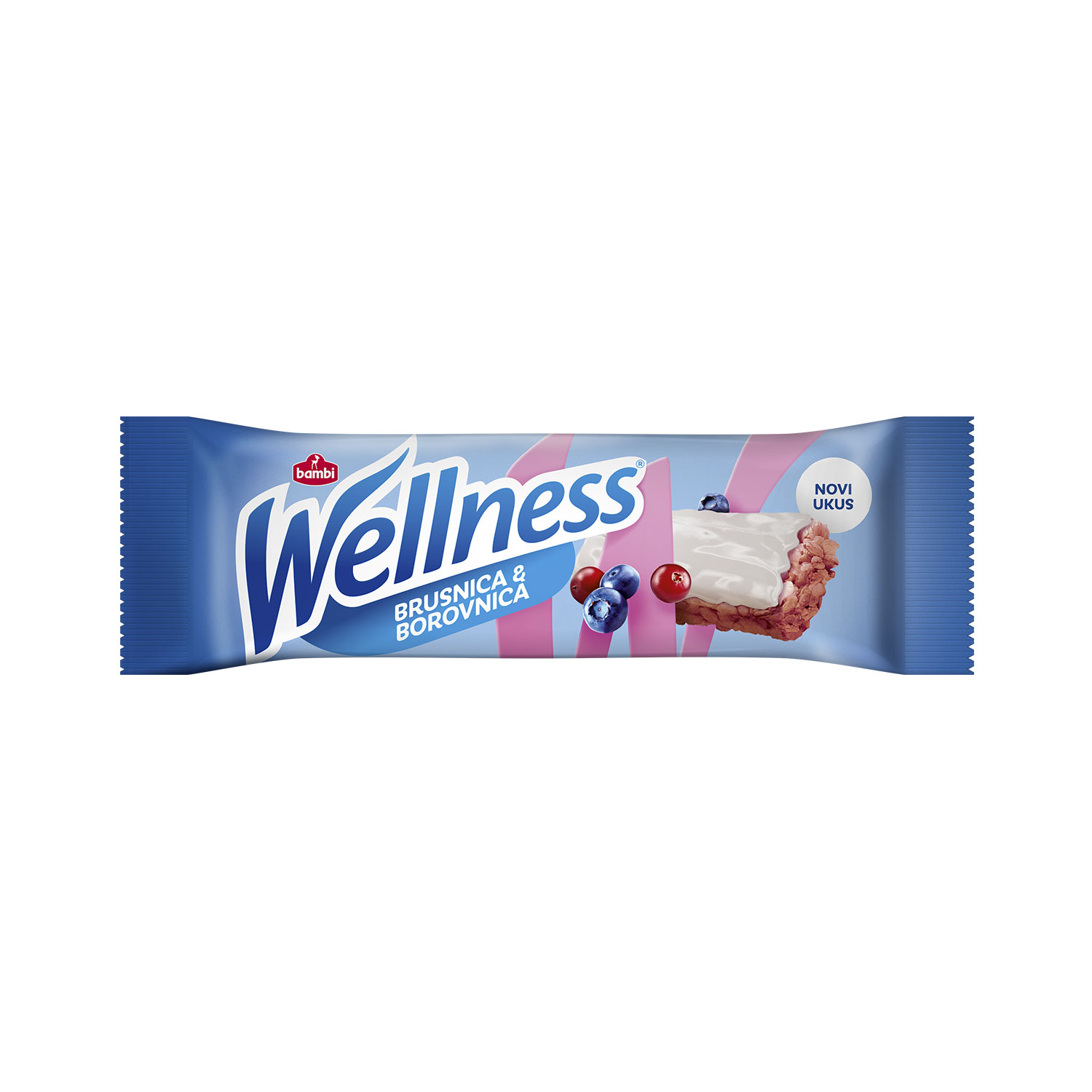 Wellness bar brusnica i borovnica, 23g
