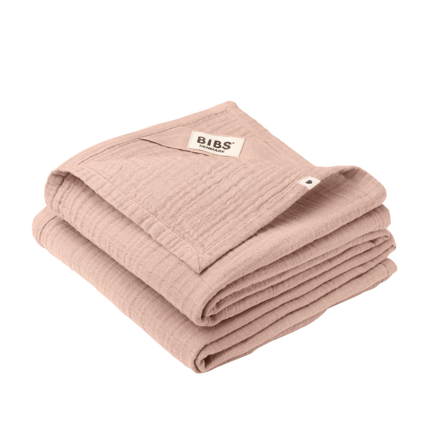 Bibs tetrapelene od muslina 70x70 cm Blush