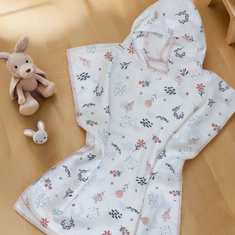Baby textil pončo za plažu, devojčice