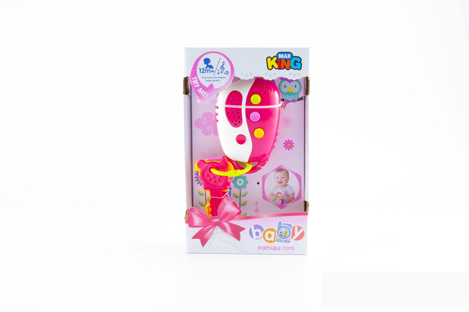 GD igračka ključevi za bebe, roze