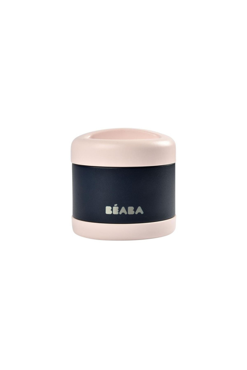 Beaba inox termo posuda 500ml,light pink/nightblue
