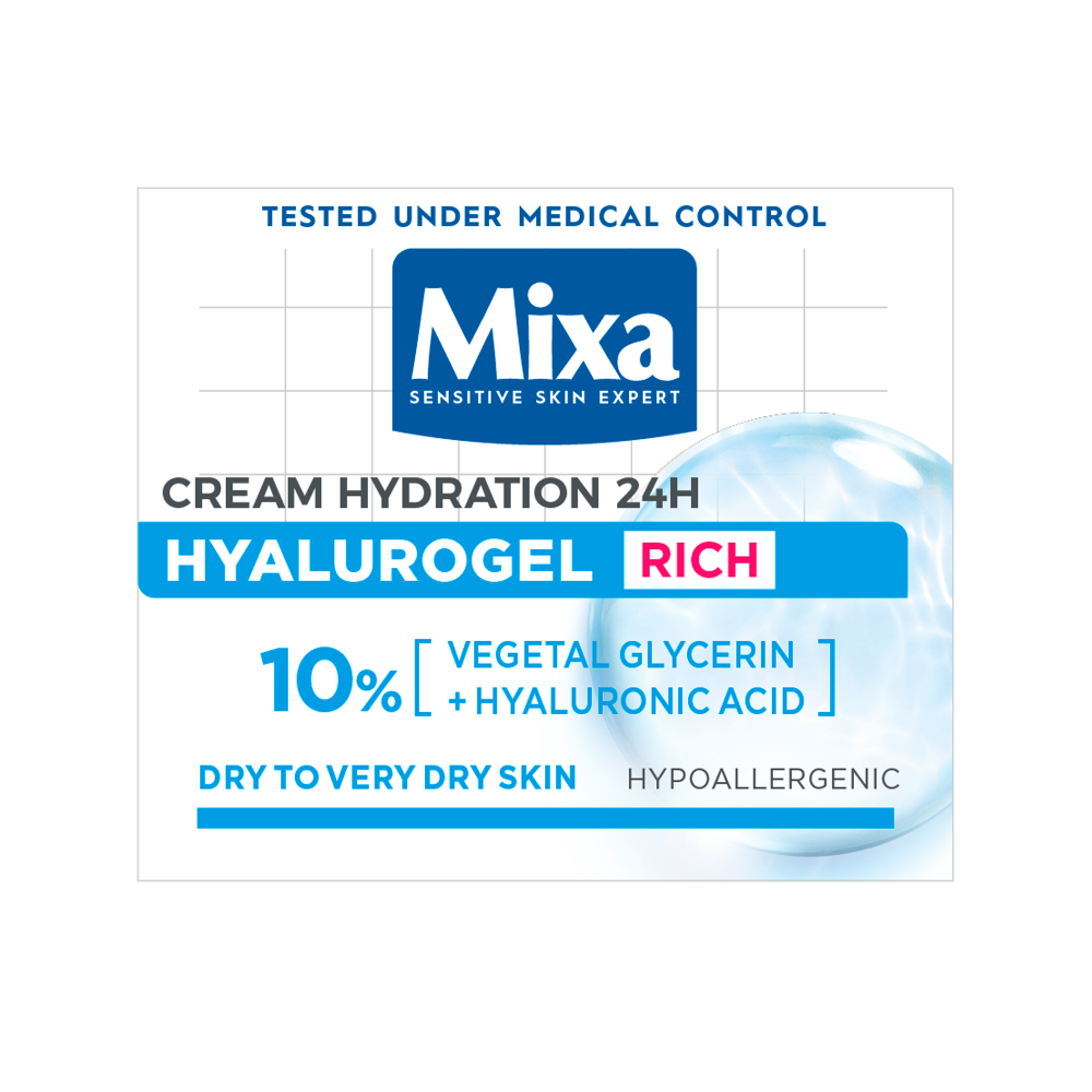 Mixa Hyalurogel Rich krema za lice 50ml