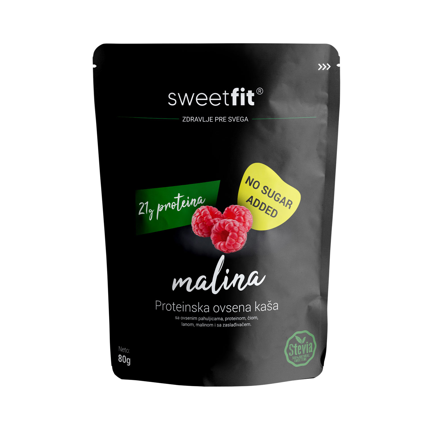 Sweetfit kaša malina, 80g