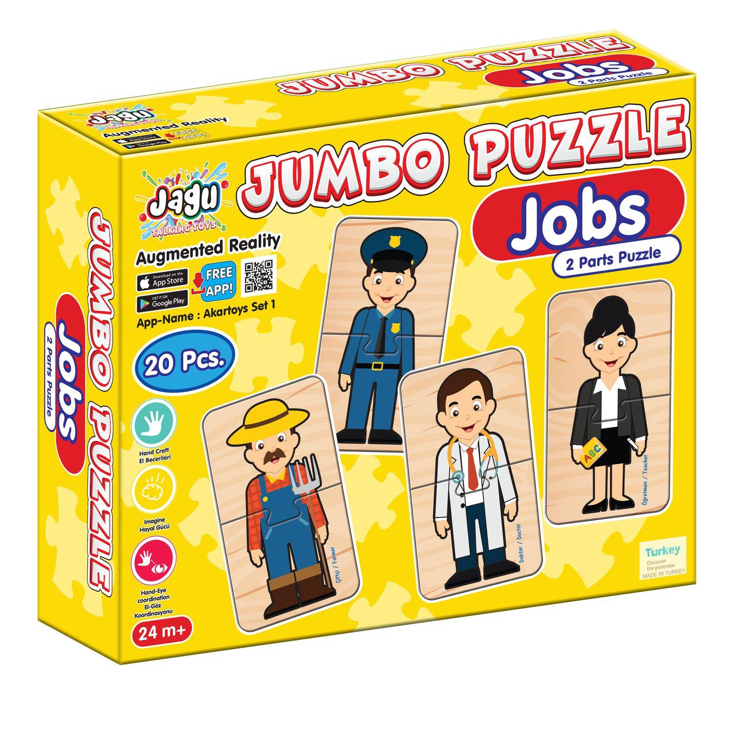 Jumbo puzzle 20el. - zanimanja ljudi