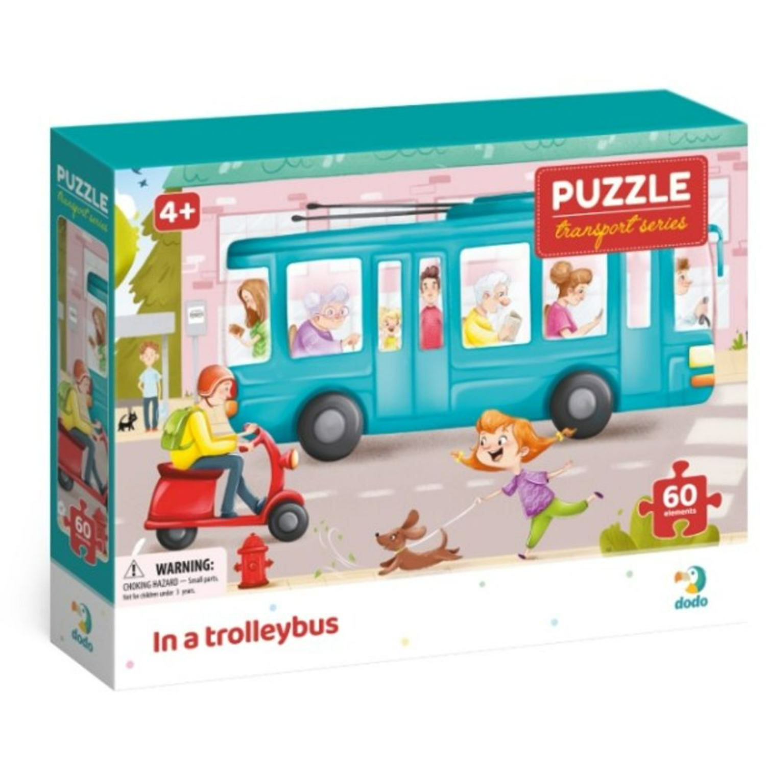 Dodo puzzle u trolejbusu, 60 komada