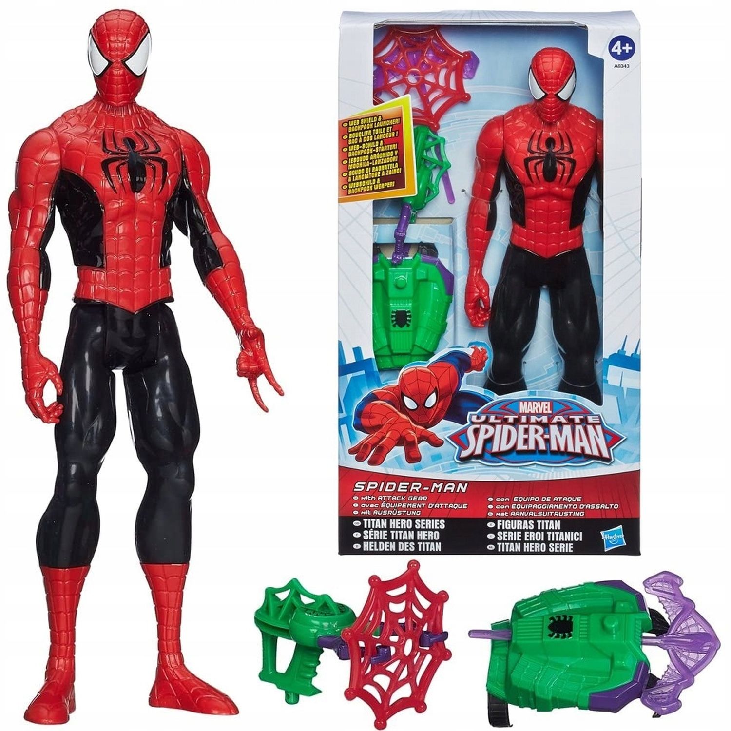 Marvel figura Spiderman Attack Gear