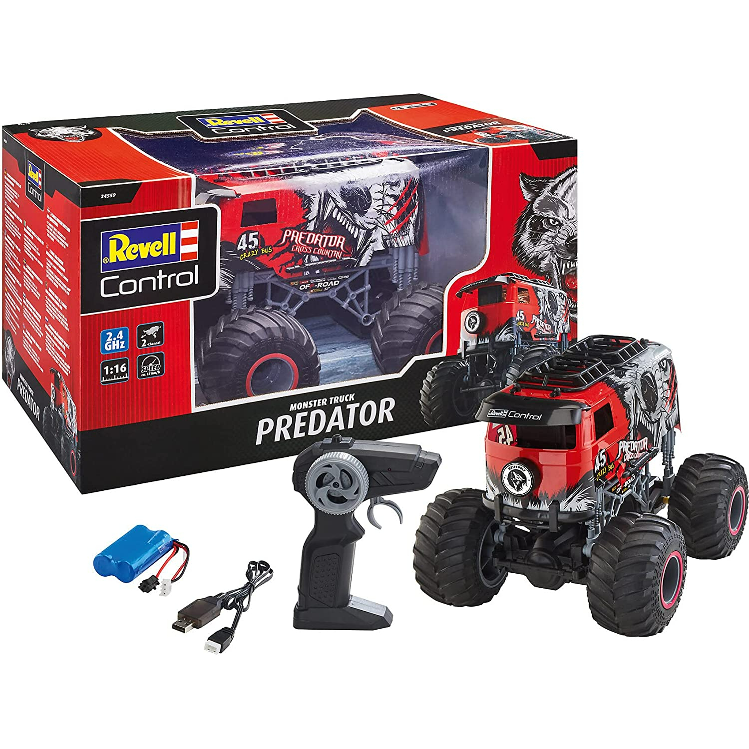 HMX Revell RC Monster Truck predator 24559
