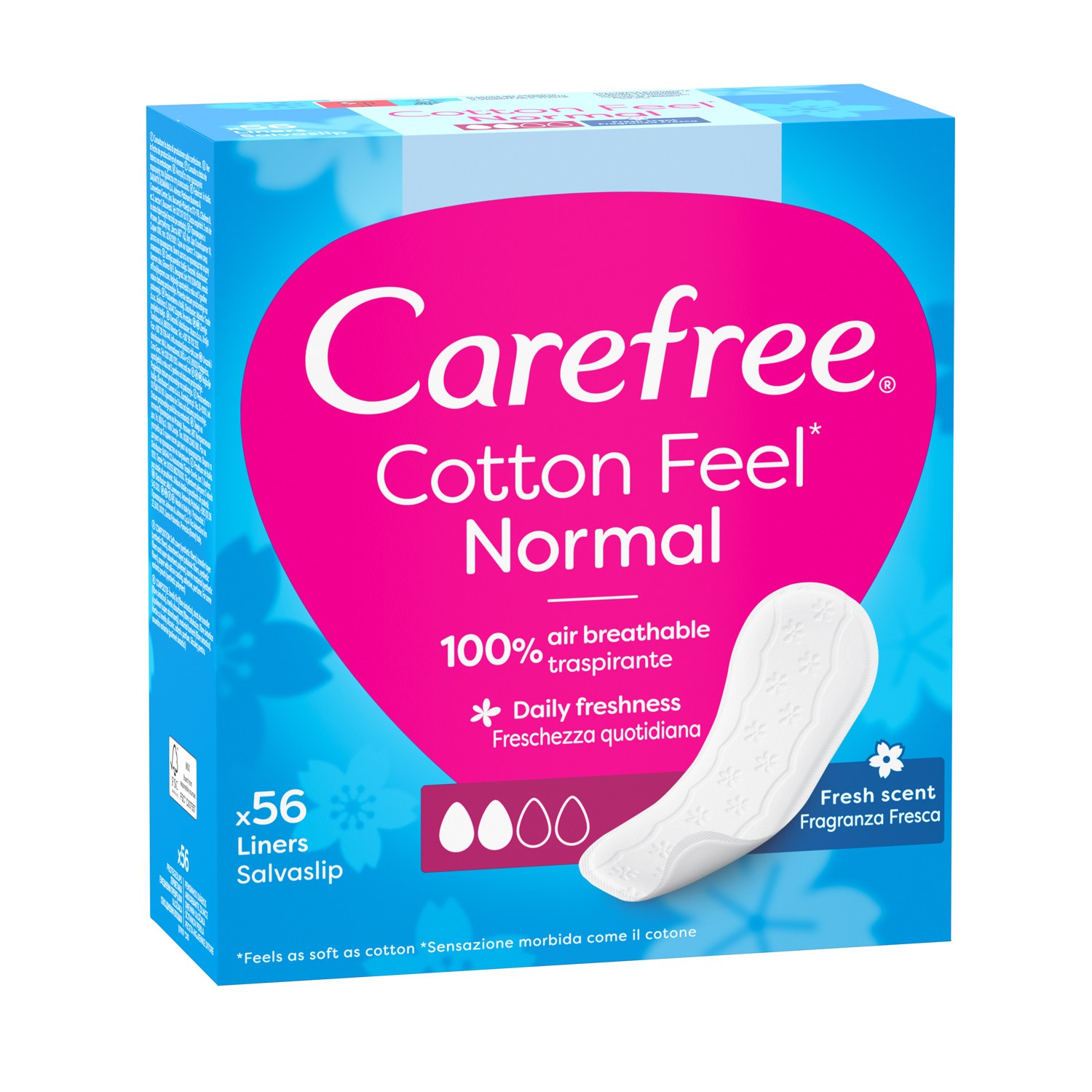 Carefree Dnevni Ulošci Cotton Fresh 56Kom 