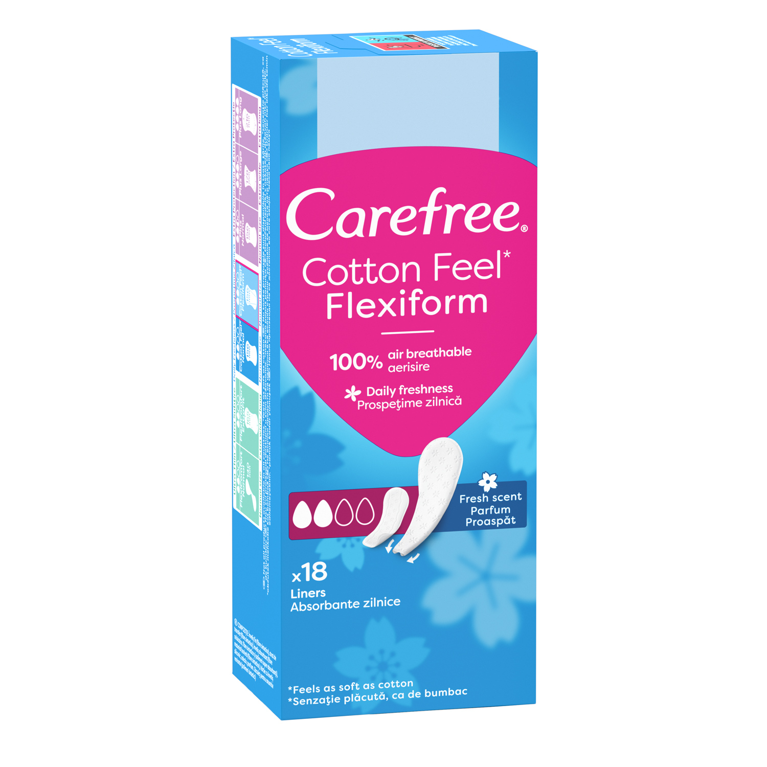 Carefree Dnevni Ulošci Flexiform Fresh 18Kom 