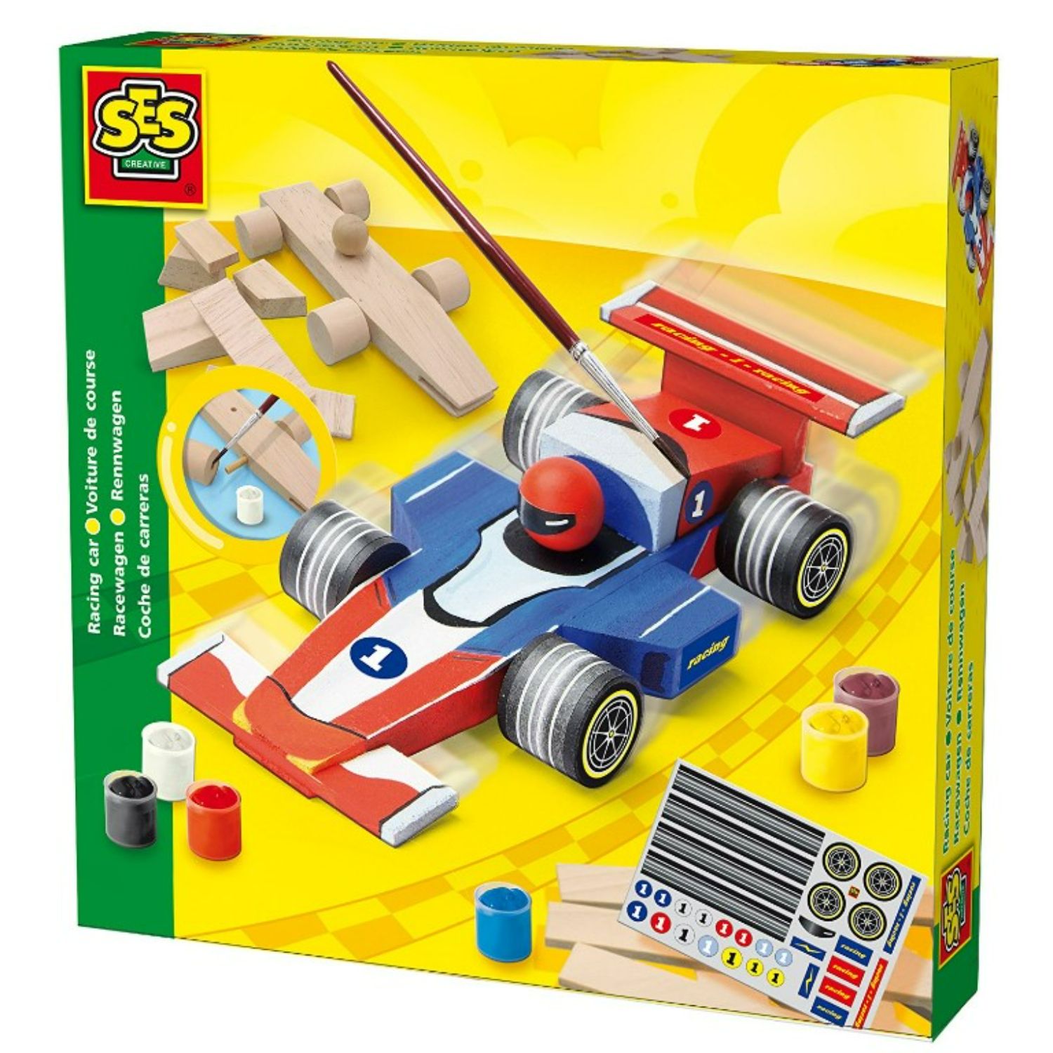 HMX Ses napravi i oboji trkački automobil 10075