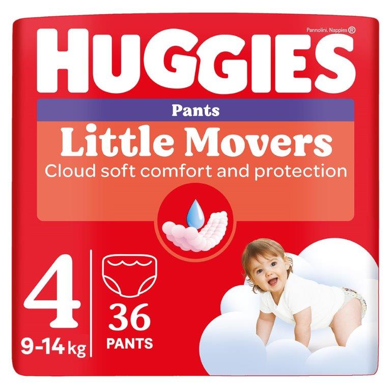 Huggies pelene pants jumbo 4 9-14kg 36kom