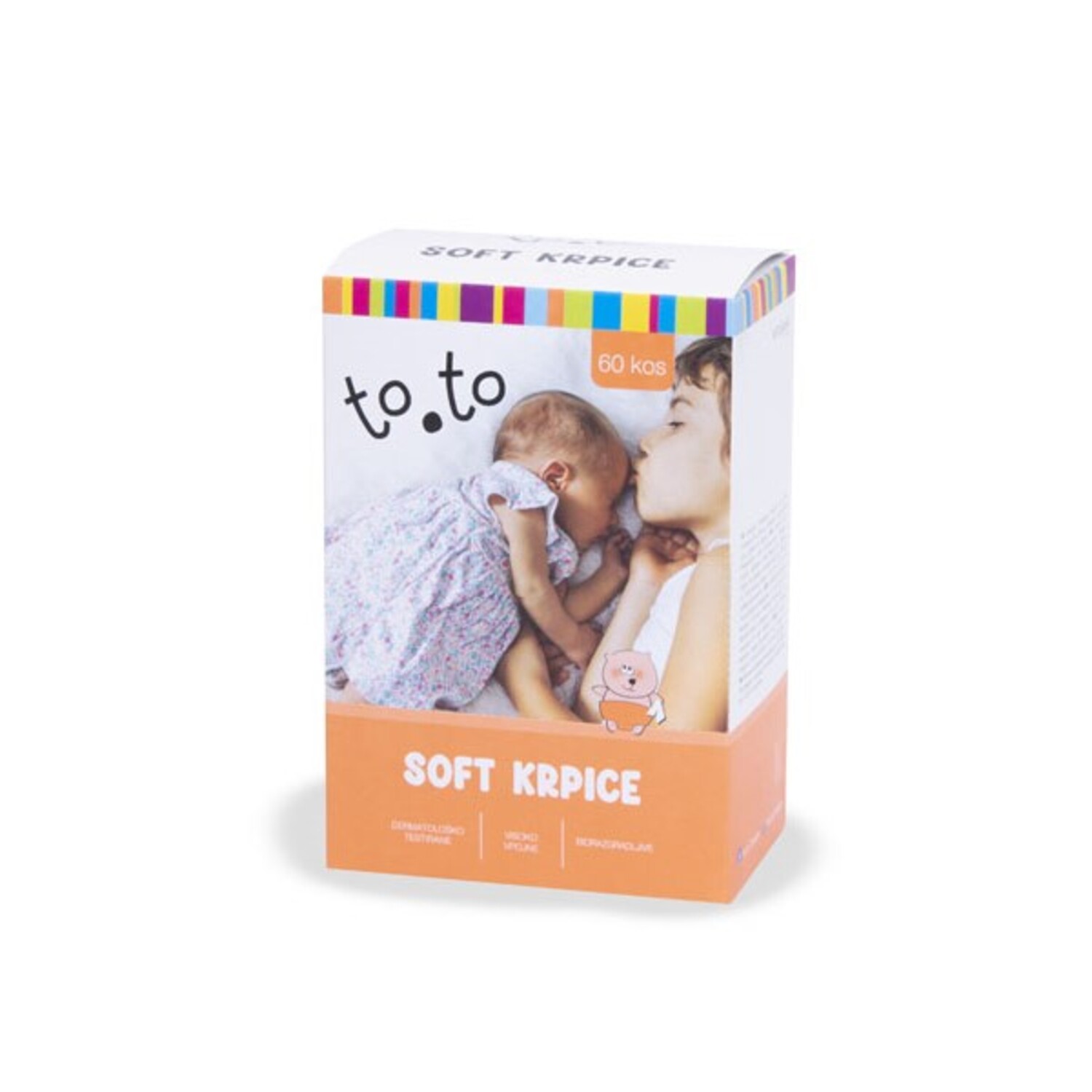 To To biorazgradive soft krpice 60 kom 