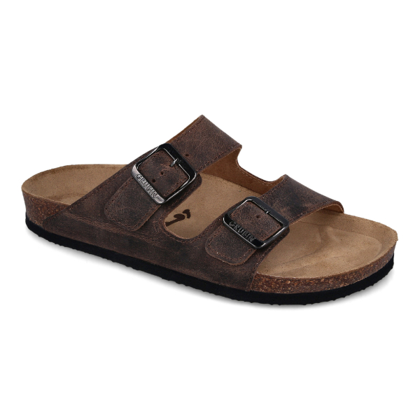 Grubin arizona M papuča-velur braon 45 0034010 