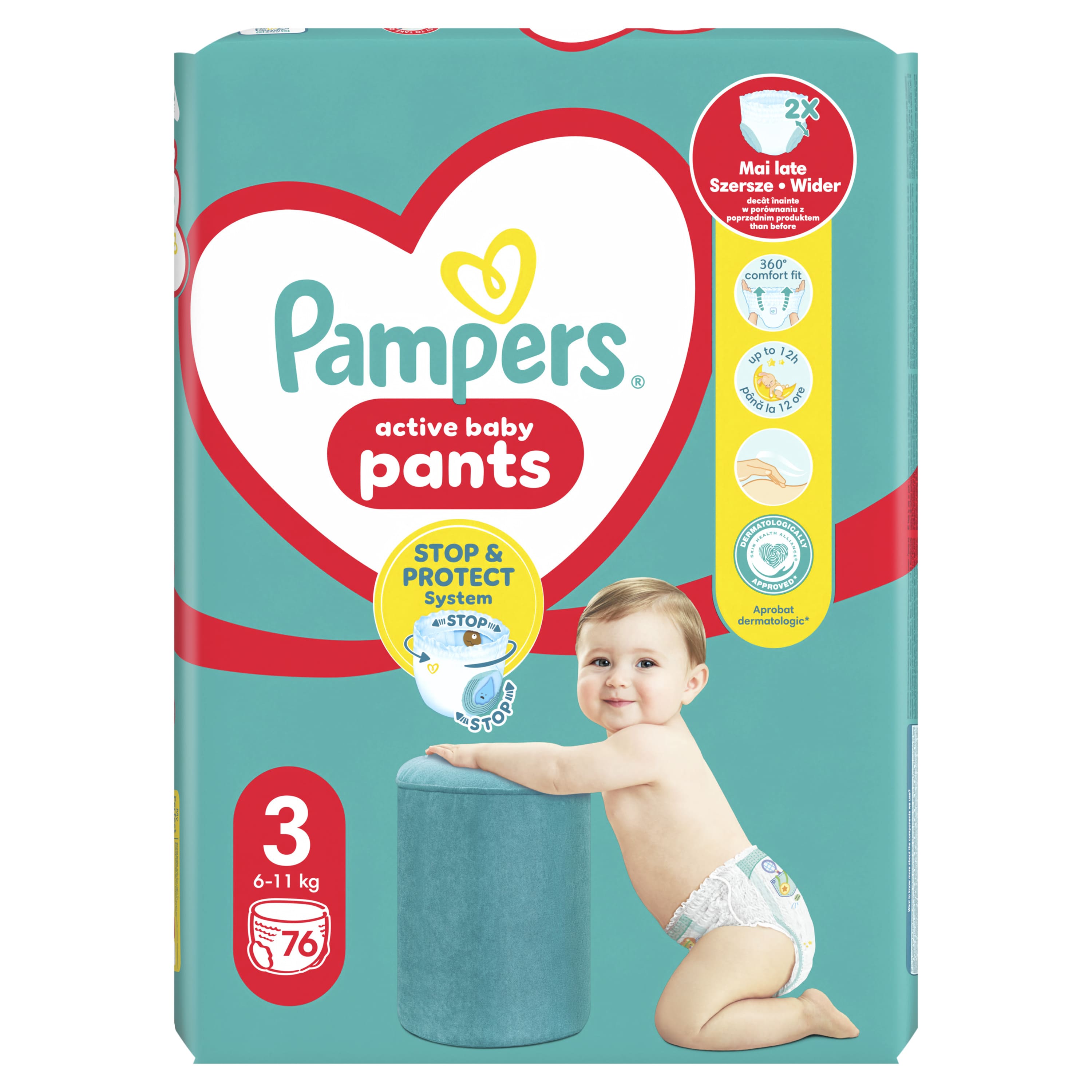 Pampers pants pelene GP 3 midi 6-11kg 76kom