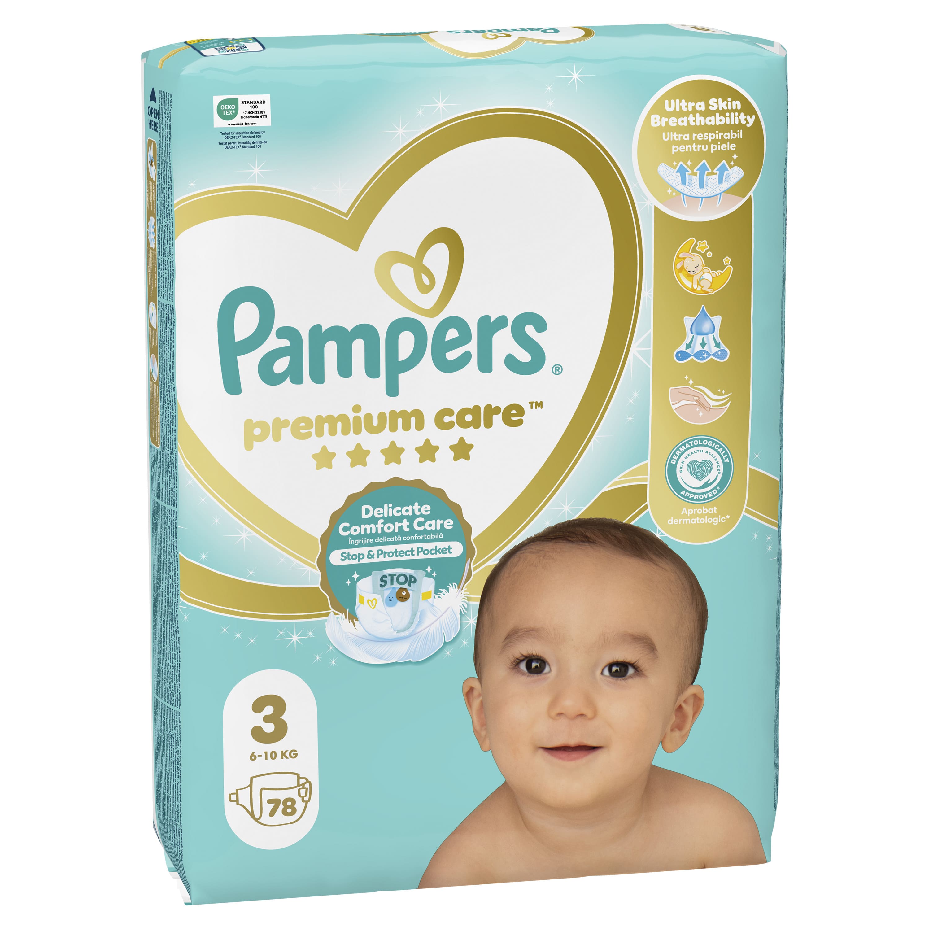 Pampers Premium Care pelene JP S3 6-10kg 78kom 