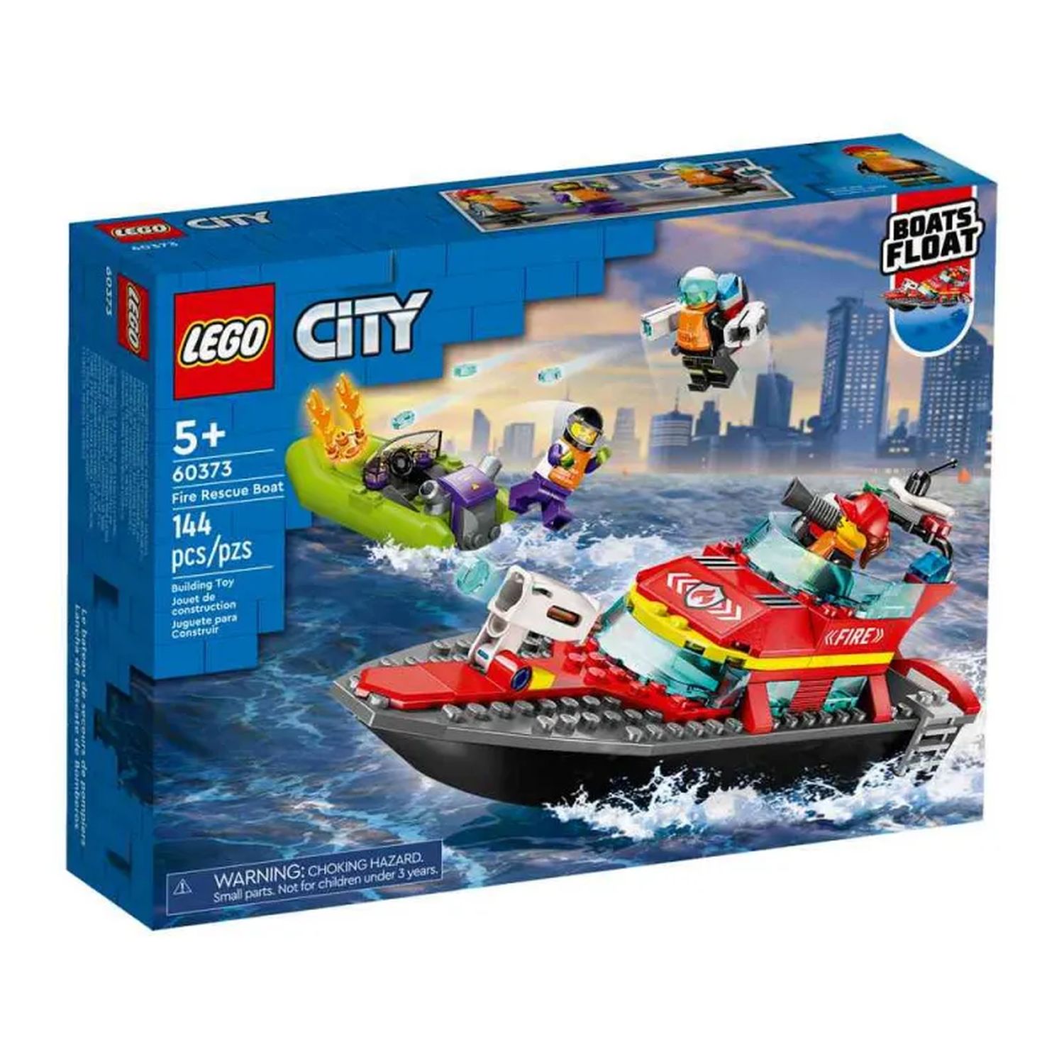 Lego City Fire Rescue Boat