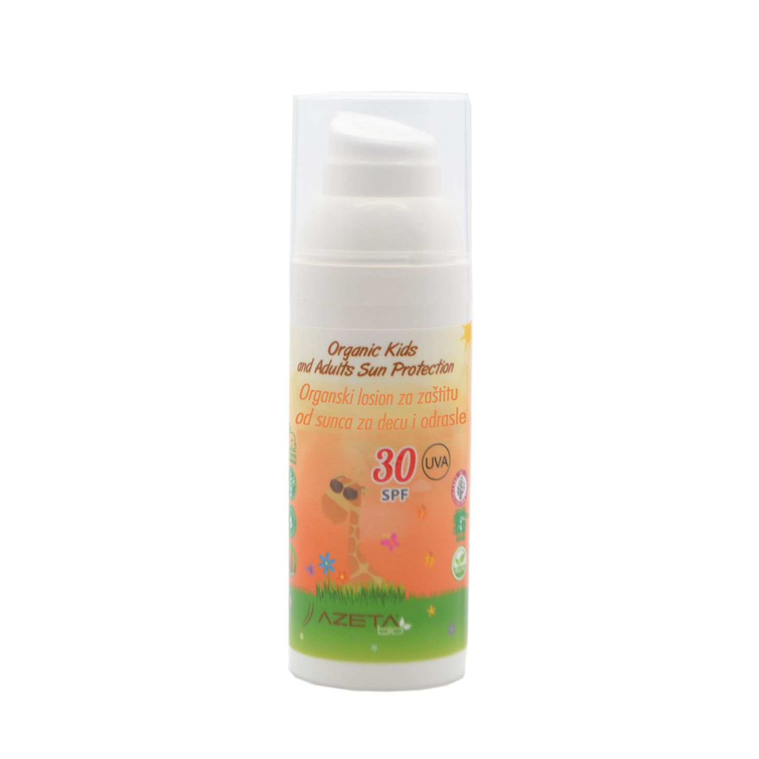 Azeta Bio organska sun krema SPF30 50ml