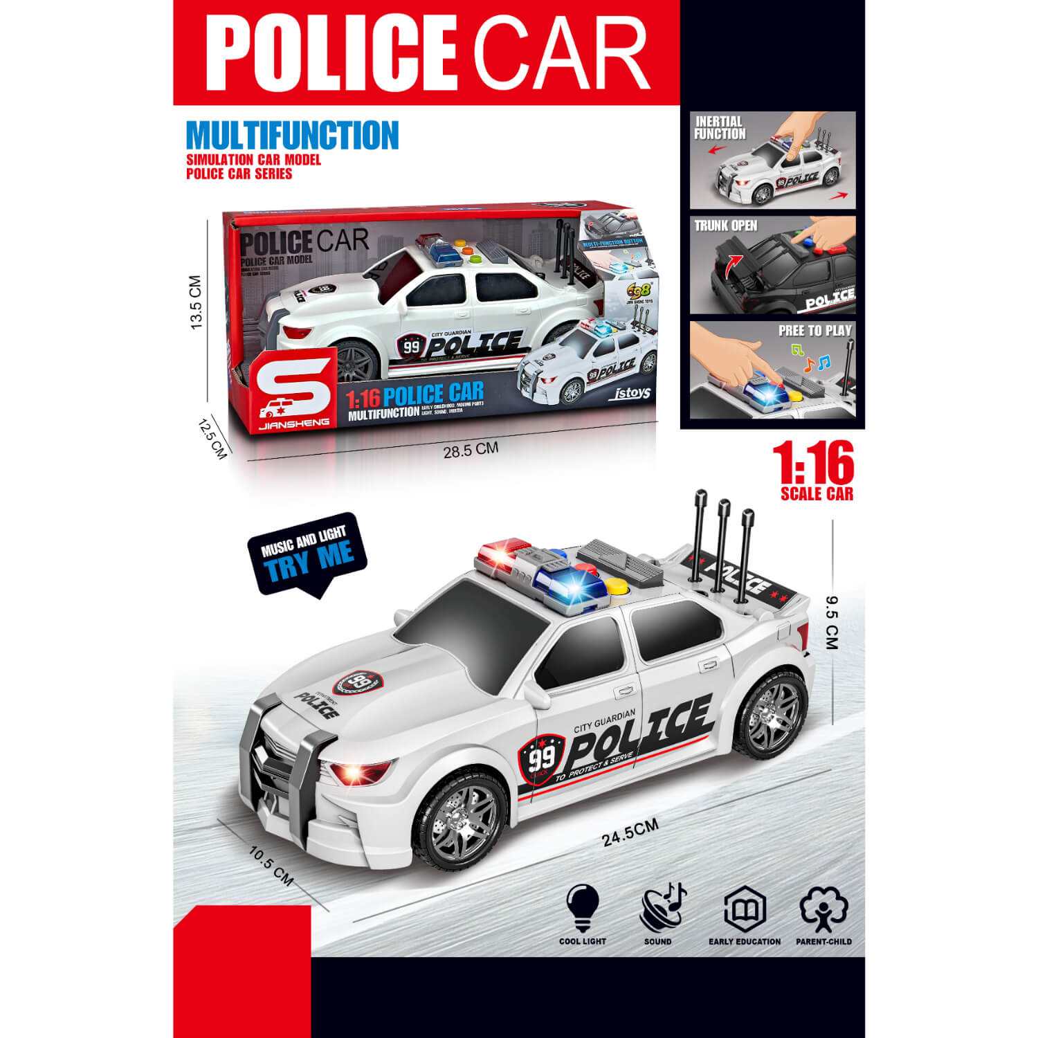 Merx igračka policijski auto