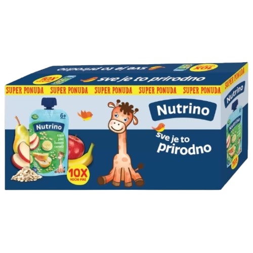 Nutrino kids  kopak jab,kruš,ban,žit (10x100g) 
