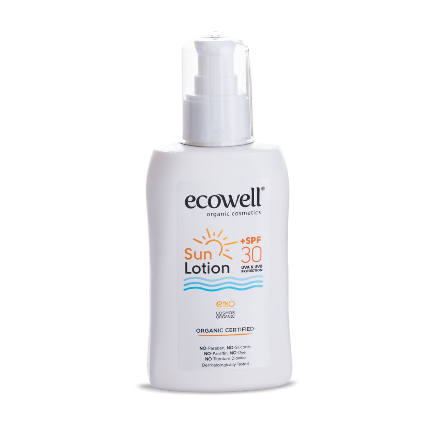 Ecowell Organski losion za sunčanje SPF 30, 150 ml