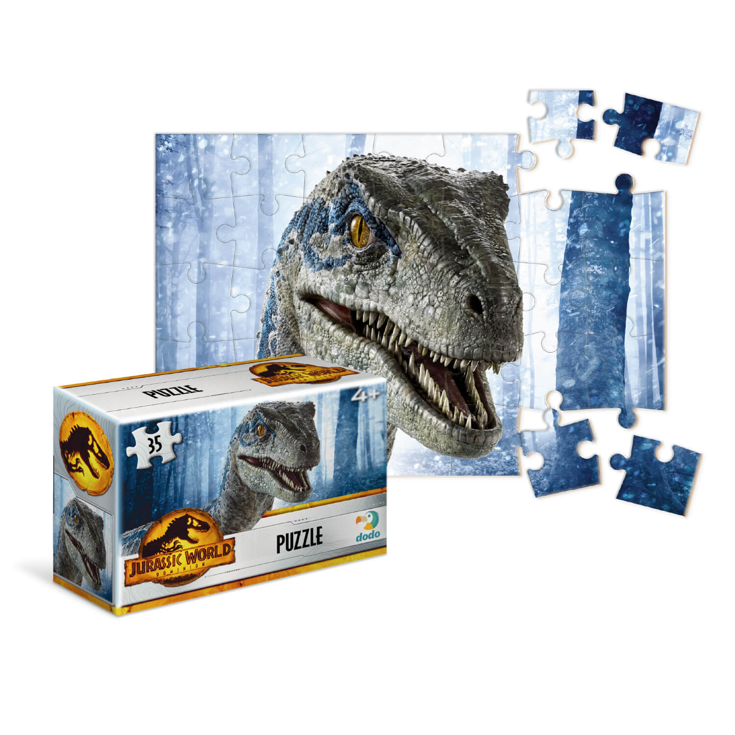 Dodo mini puzzle Dino svet 200390, 35 kom
