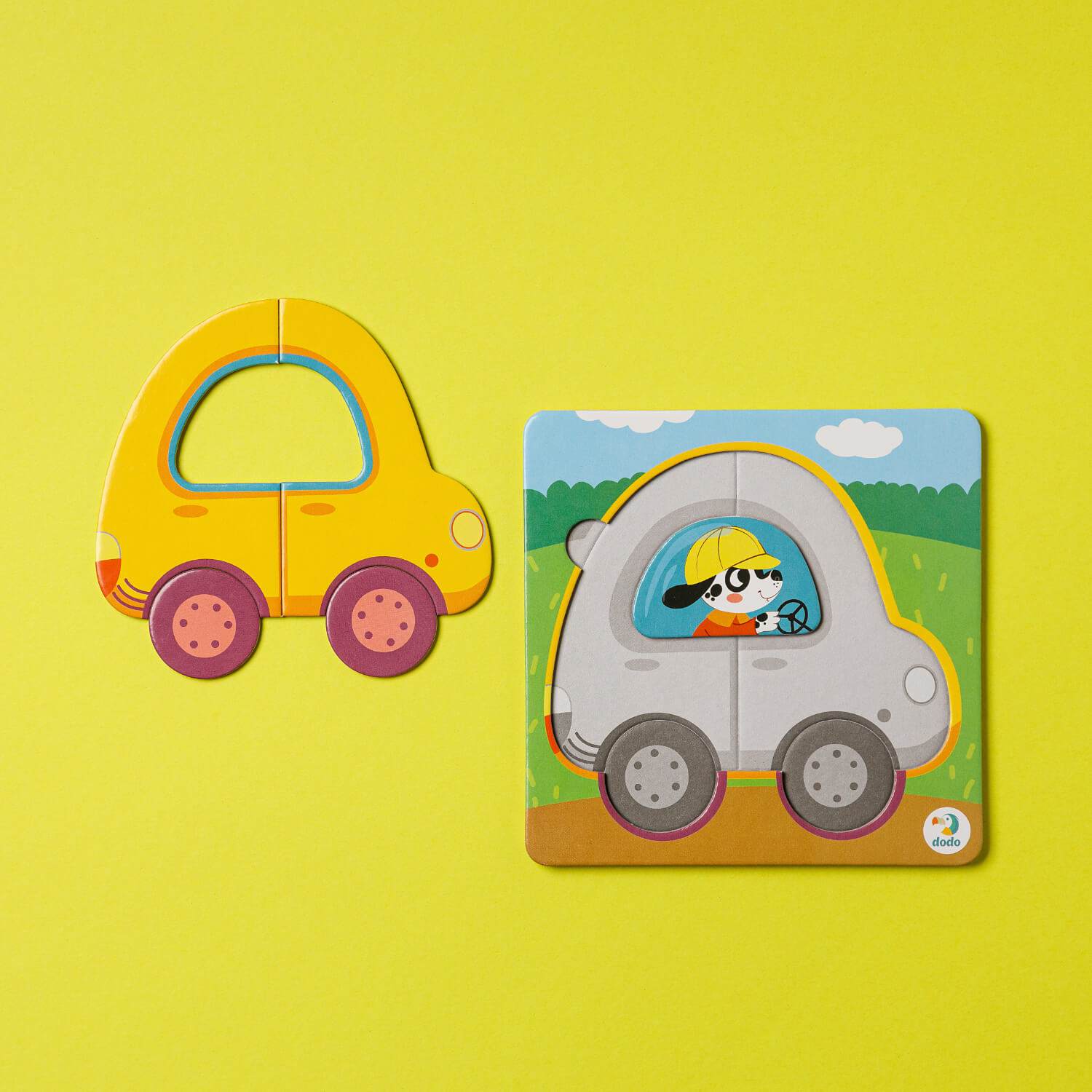 Dodo mini puzzle automobil