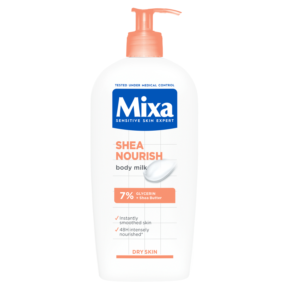 Mixa hranljivo mleko za telo za  kožu 400ml 