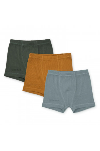 Liewood bokserice 3 pcs Felix, Blue fog multi mix