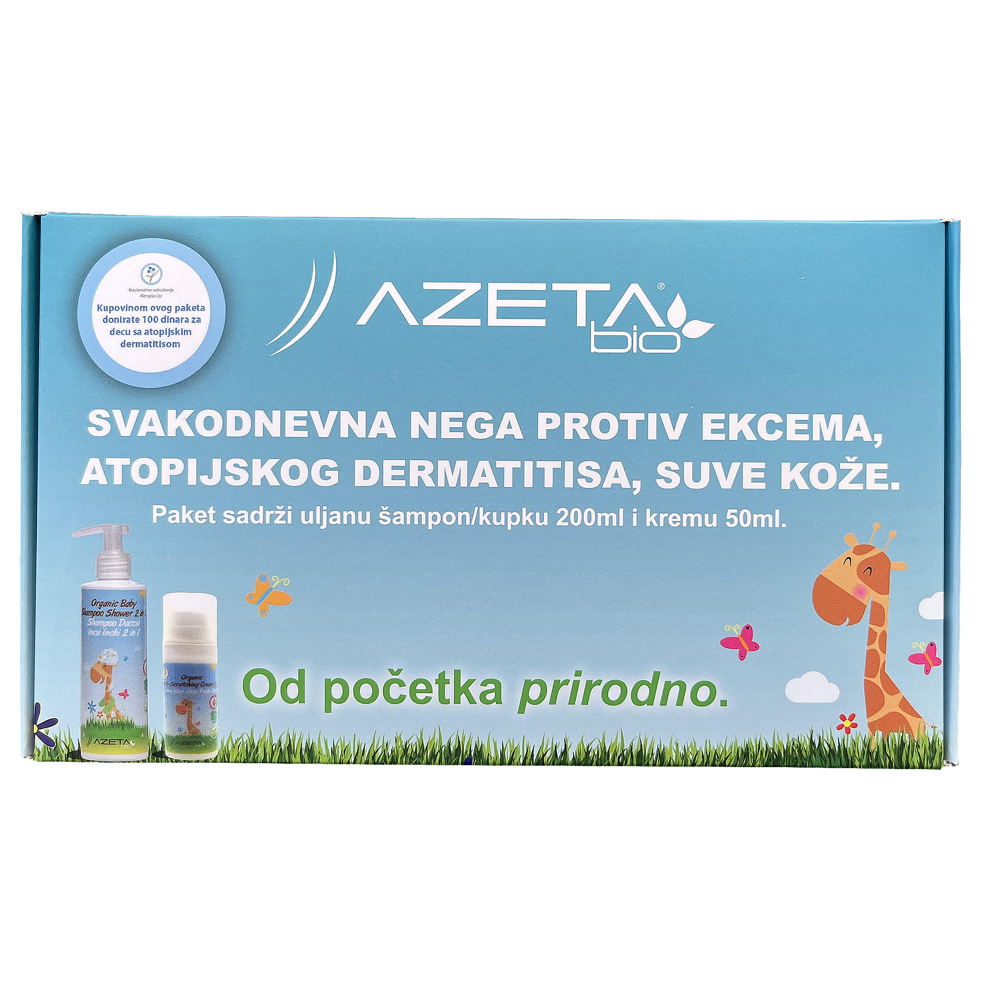 Azeta bio paket za ekcem,atopi.derma. i suvu kožu 