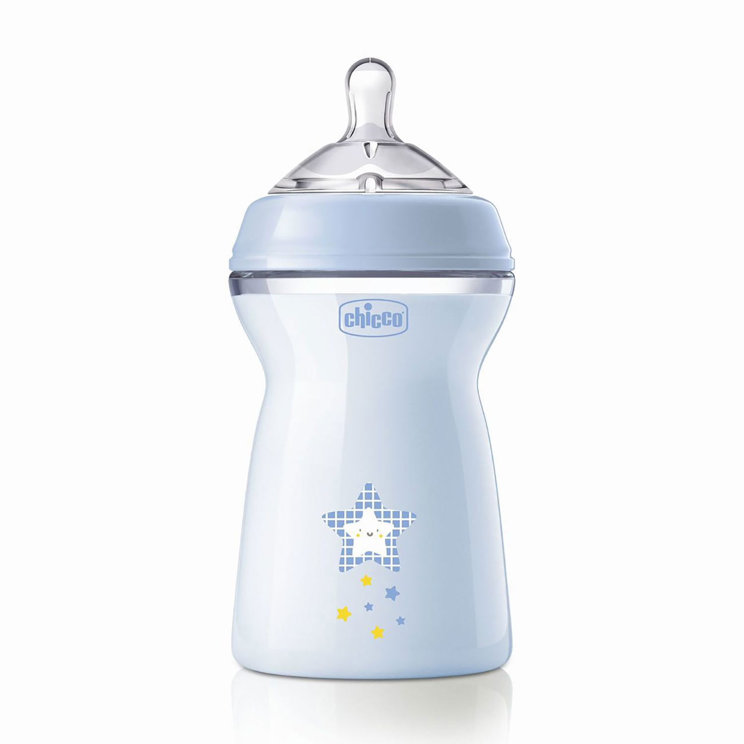 Chicco NF plastična flašica,330ml,silikon,6m+,deč.