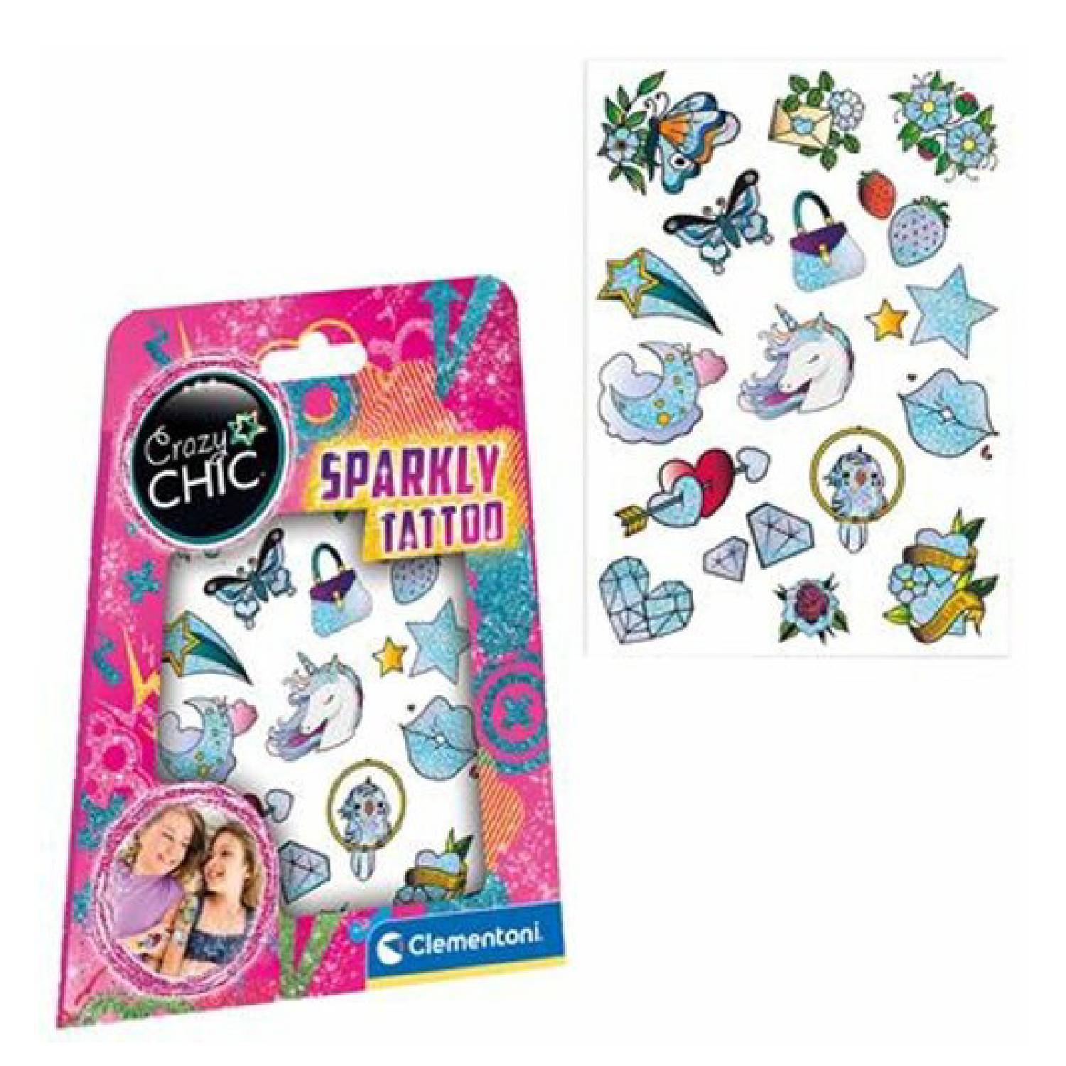 CRAZY CHIC SPARKLY TATTOO SET