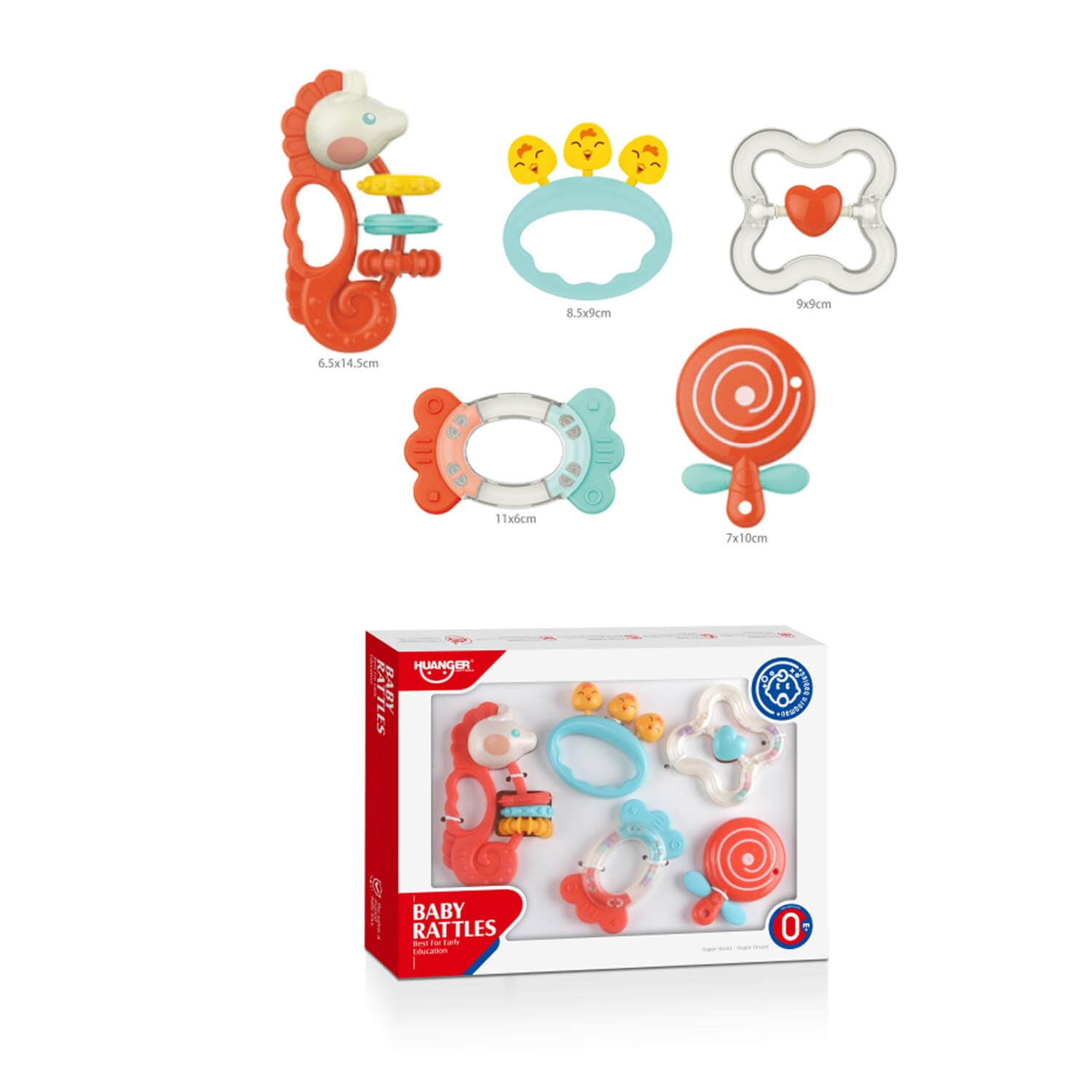 HK Mini set zvečki, 5 kom