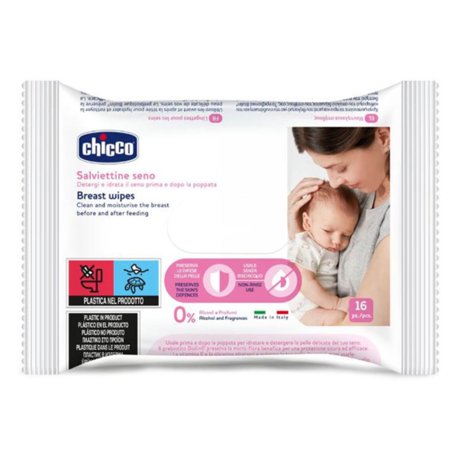 Chicco vlažne maramice za grudi,16kom