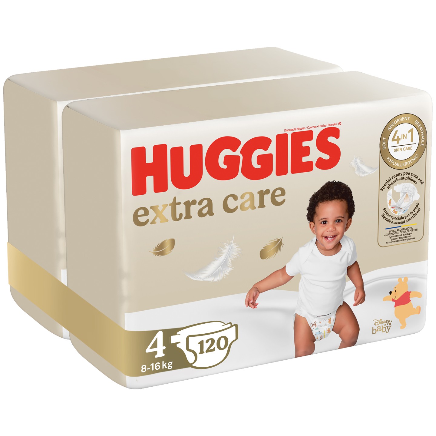 Huggies pelene extra care JR Mega 4 8-14kg 120kom