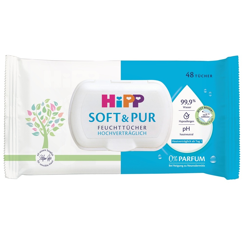 Hipp babysanft soft&pure vlažne maramice 48kom