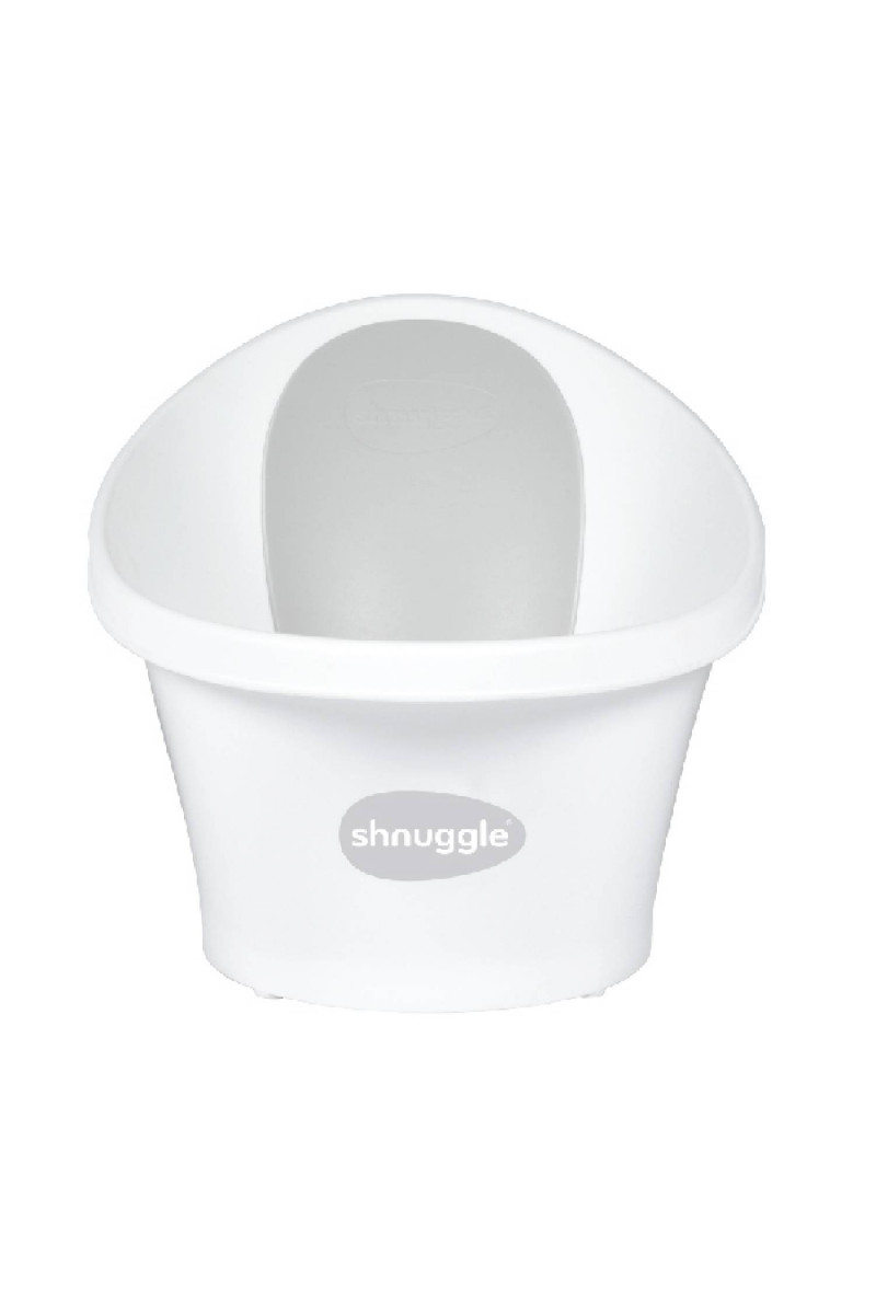 Shnuggle kadica za bebe do 12m, White/Grey