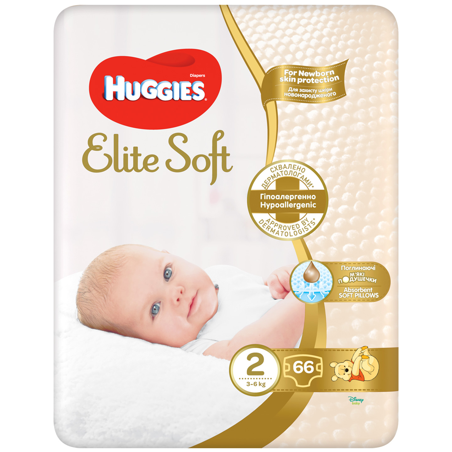 Huggies pelene esoft jumbo 2 3-6kg 66 kom