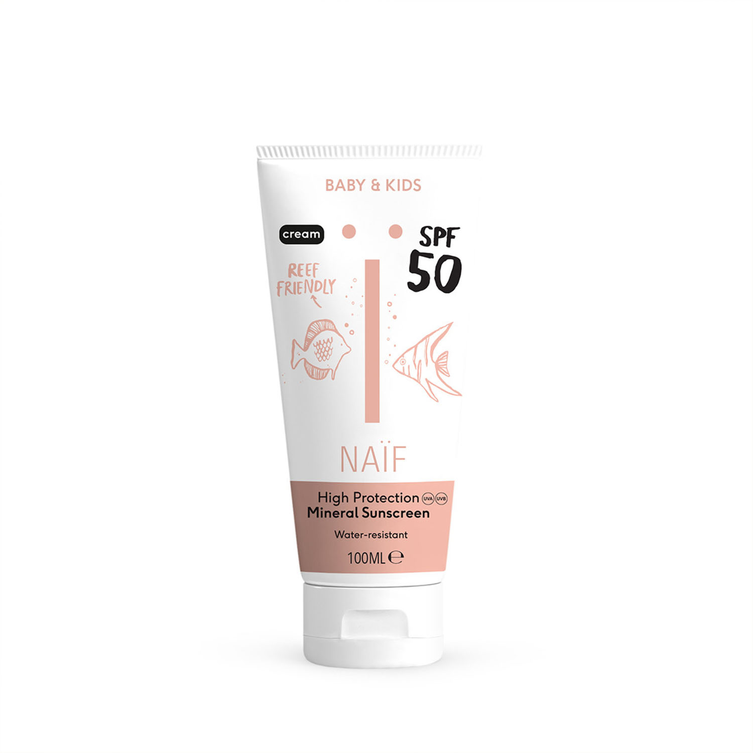 Naif krema za sunčanje za bebe i decu SPF50 100ml