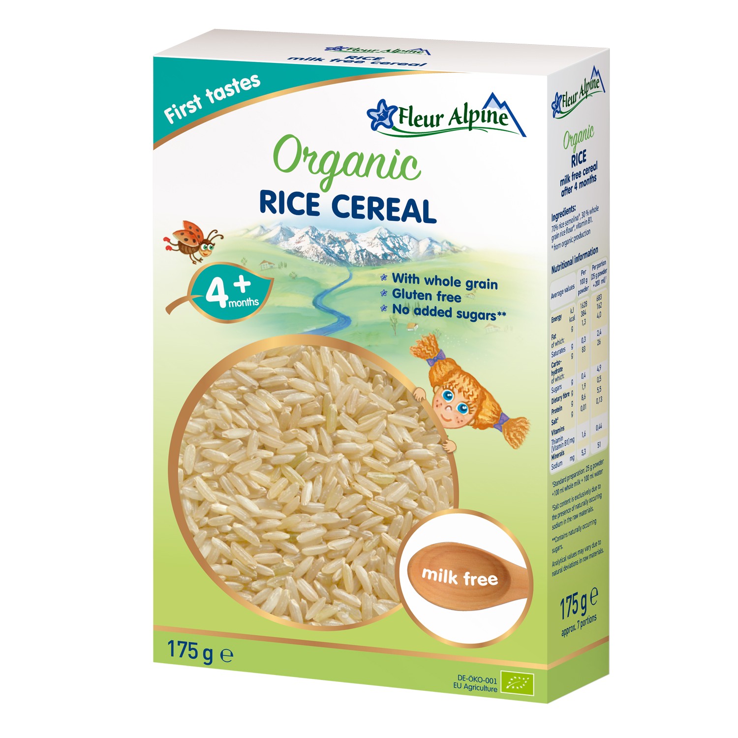 Fleur Alpine organska bezml. kaša od pirinča 175G