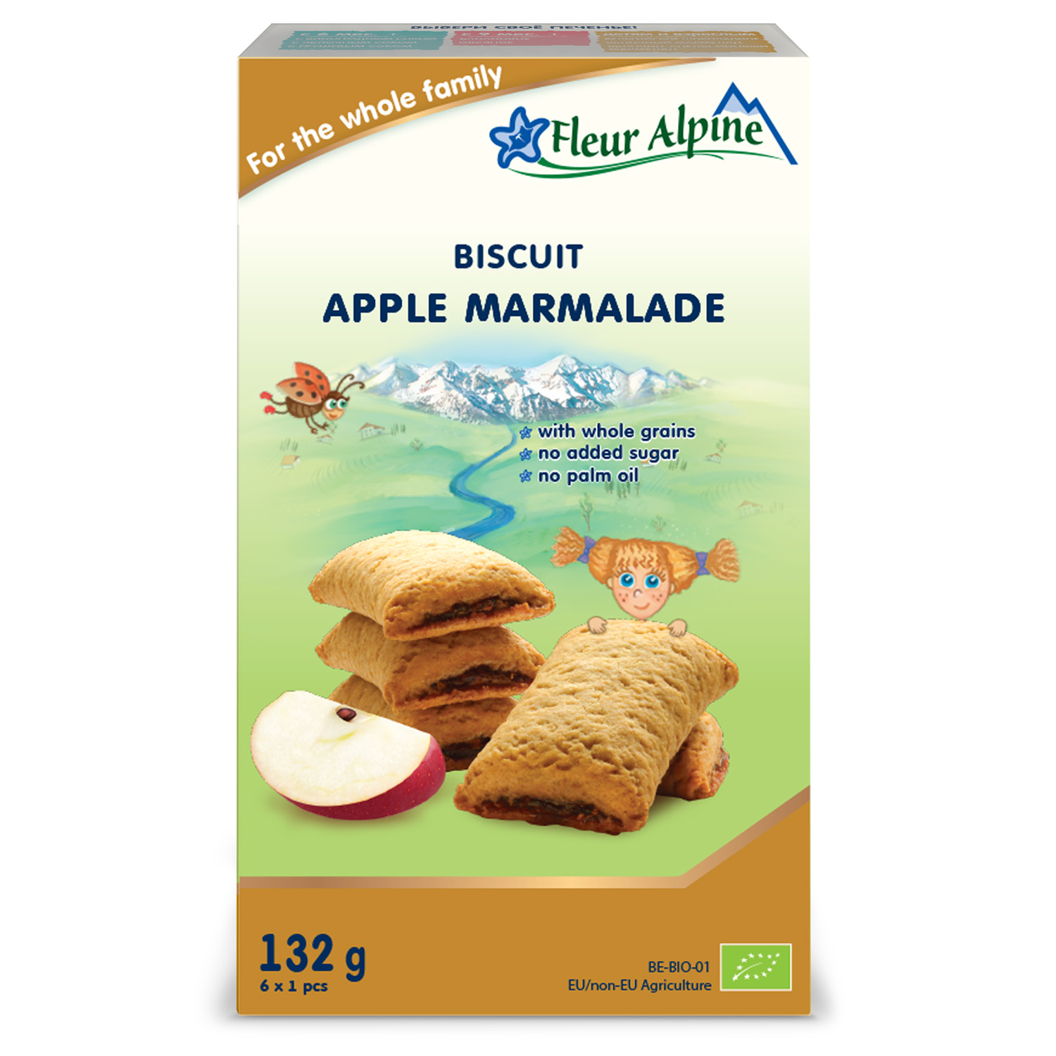 Fleur Alpine organski biskviti marme. od jab. 132G 
