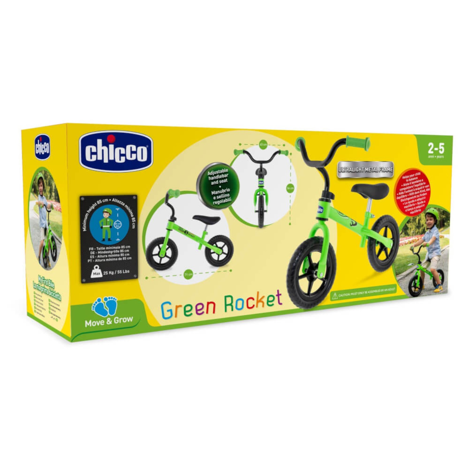 Chicco balance bike, zeleni