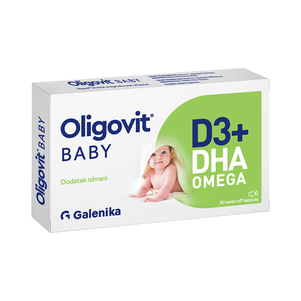 Oligovit D3+DHA omega twist-off 30kom. 