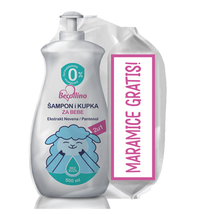 Becollino 2u1 500ml+Maramice Soft&Care 60/1 GRATIS 