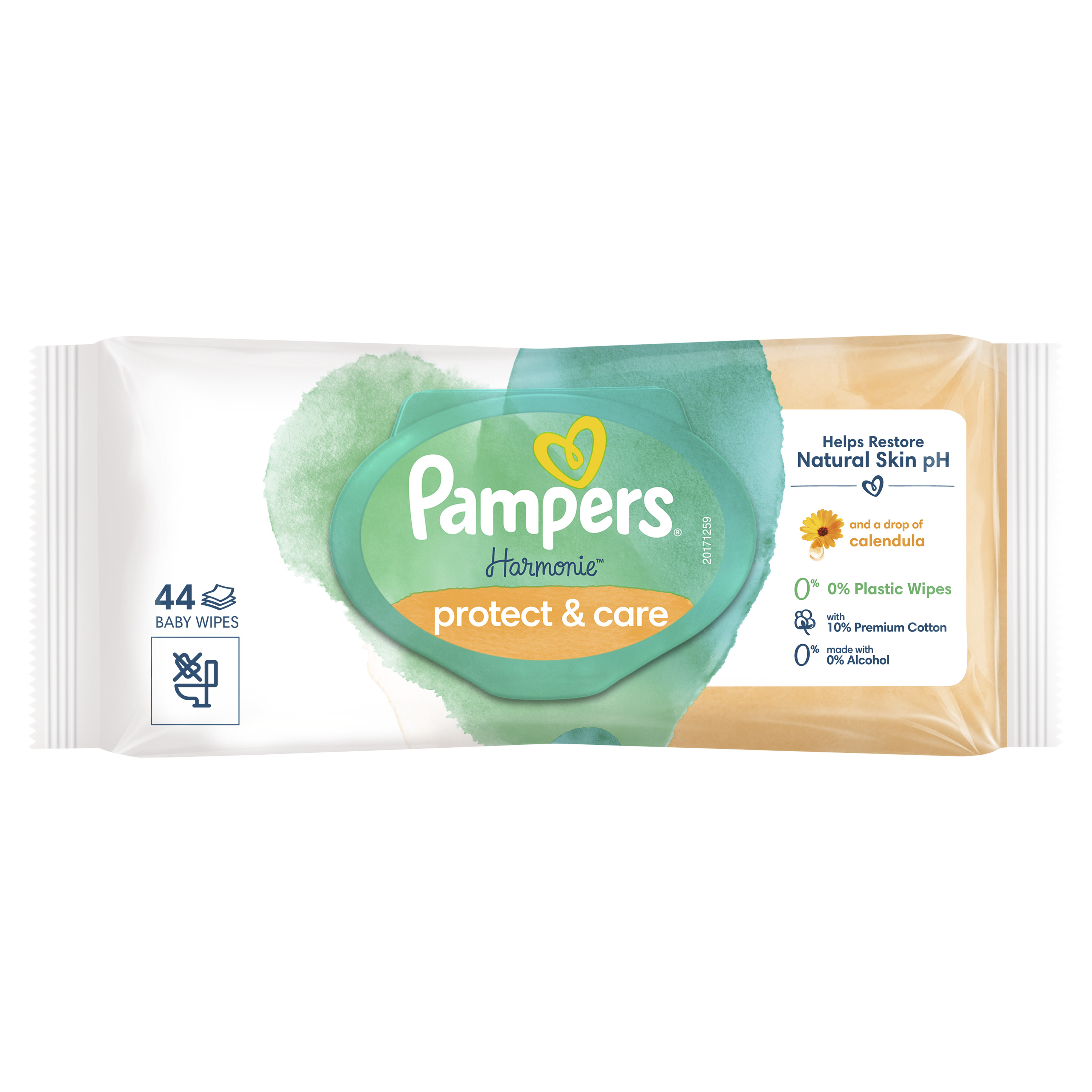 Pampers vlažne maramice Harmonie neven 44kom