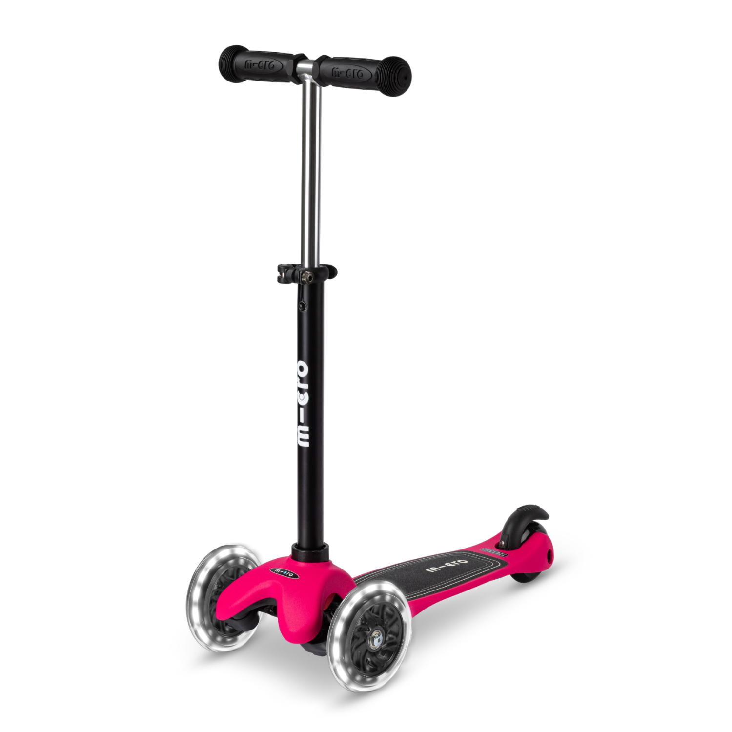 Micro trotinet Mini Deluxe Lite LED crveni