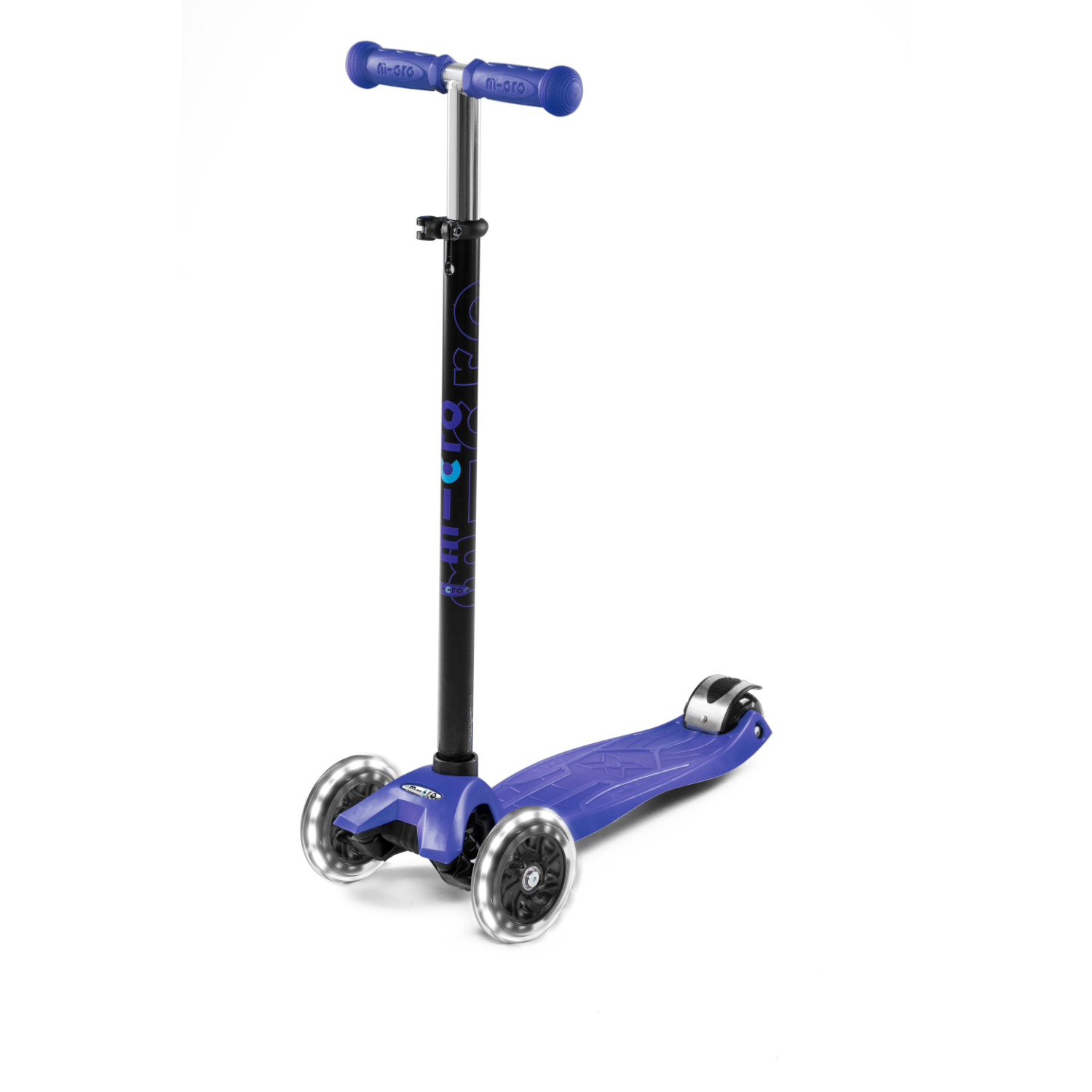 Micro trotinet Maxi Classic LED plavi 